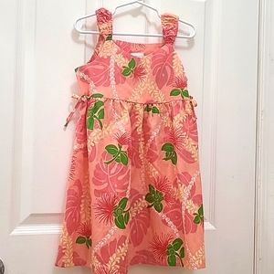 RJC collection multi- colored, cheerful  sleeveless  dress for a girl size 5.